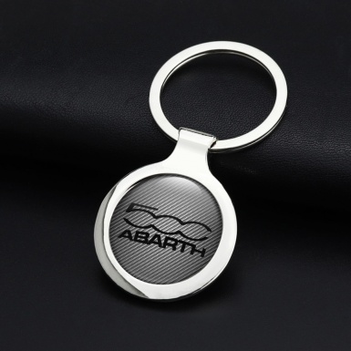 Fiat Abarth 500 Key Fob Metal Dark Carbon Black Edition