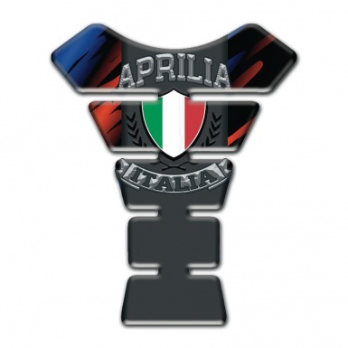 Aprilia Tank Pad Protector Blue Red Patterns Italian Flag Logo