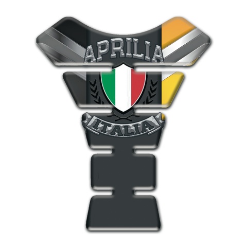 Aprilia Tank Guard Pads Colorful background Italian Flag Logo