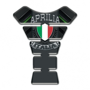 Aprilia Tank Pad Protector Anti Slip Sticker Italian Flag Logo
