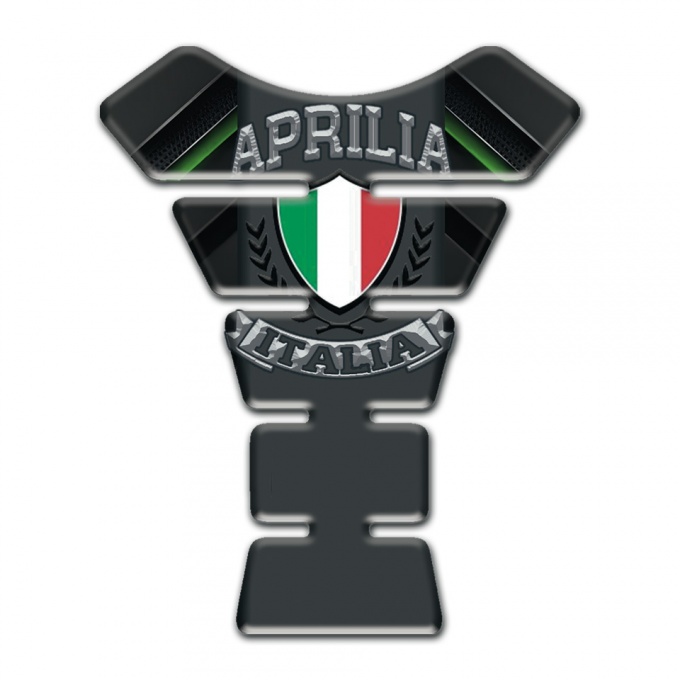 Aprilia Tank Pad Protector Anti Slip Sticker Italian Flag Logo