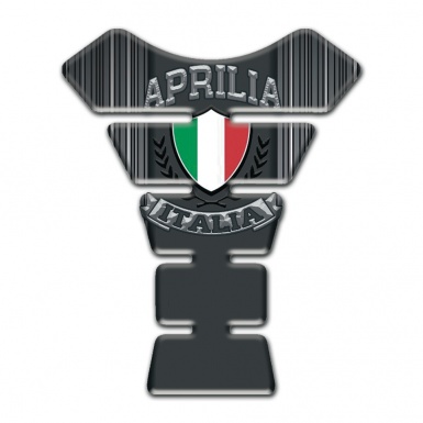 Aprilia Tank Guard Pads Stripes Base Style Italian Flag Logo