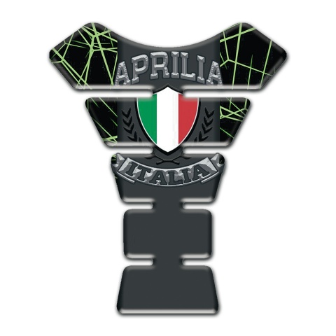 Aprilia Tank Fuse Green Spider web Decoration Italian Logo