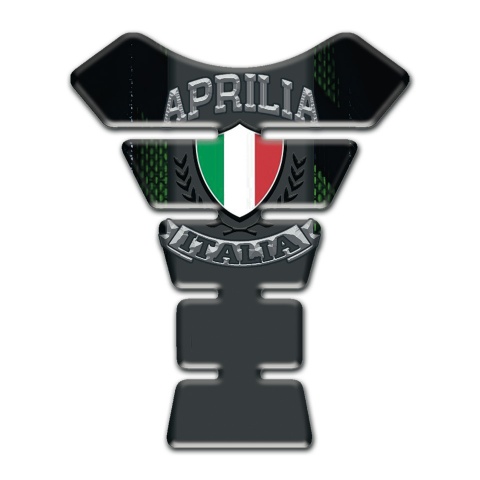 Aprilia Tank Guard Pads Black Green Decoration 
