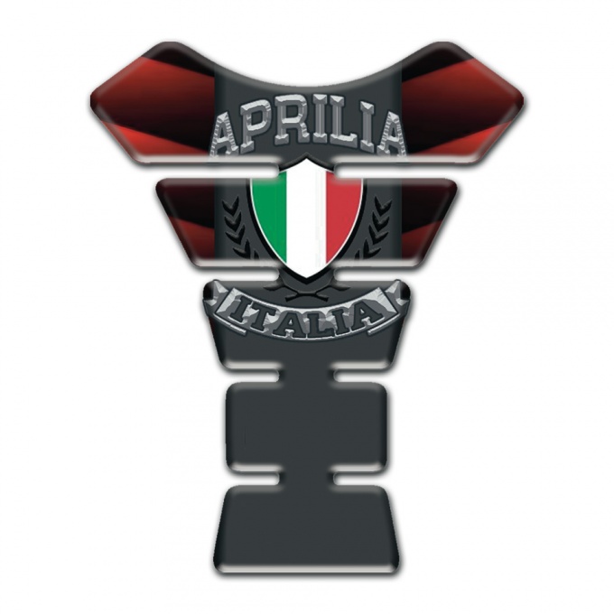 Aprilia Tank Pad Protector High-Quality Model with Italian Flag Logo