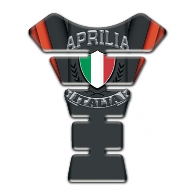 Aprilia Tank Protector Orange Motive base Italian Logo 