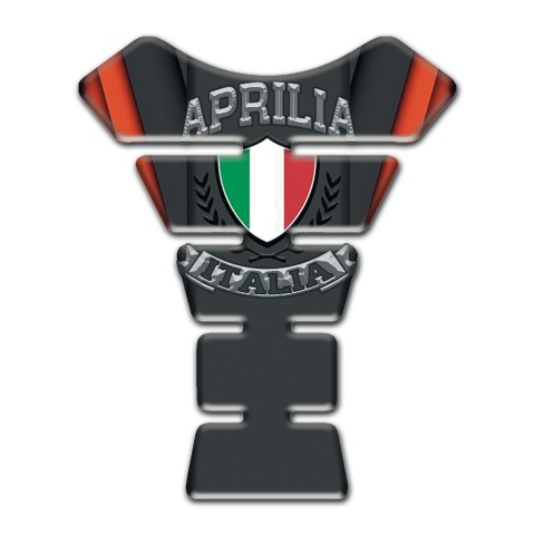 Aprilia Tank Protector Orange Motive base Italian Logo 