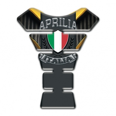 Aprilia Tank Pad Motorbike Unique Design with Italian Flag Logo