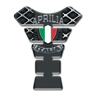 Aprilia Tank Fuse Large Grid Decoration Italian Flag Logo
