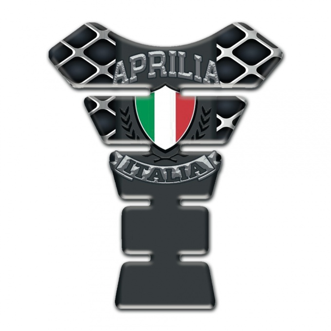 Aprilia Tank Fuse Large Grid Decoration Italian Flag Logo