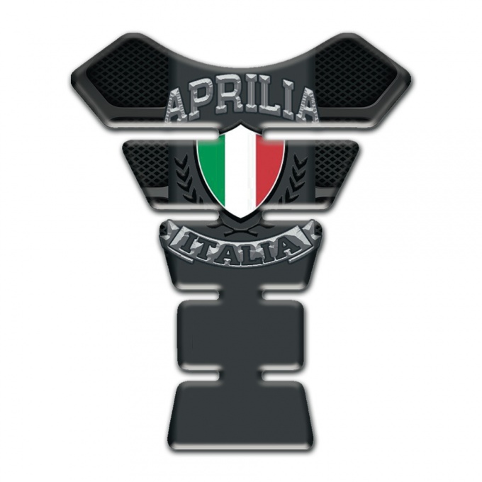 Aprilia Tank Fuse Italia Logo Style Dark Design 