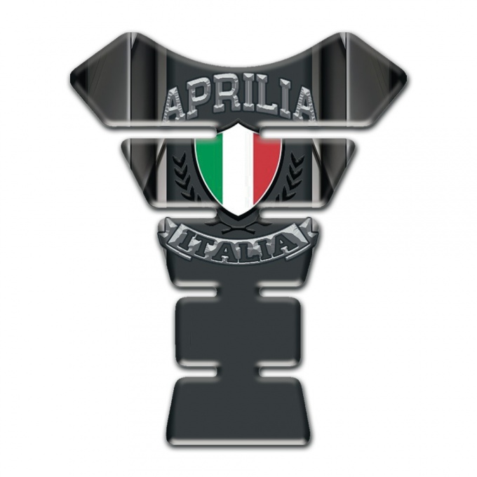 Aprilia Tank Pad Motorbike High End Italian Flag Logo 