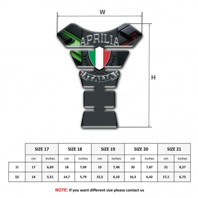 Aprilia Tank Guard Pads Unique Colors Decoration 