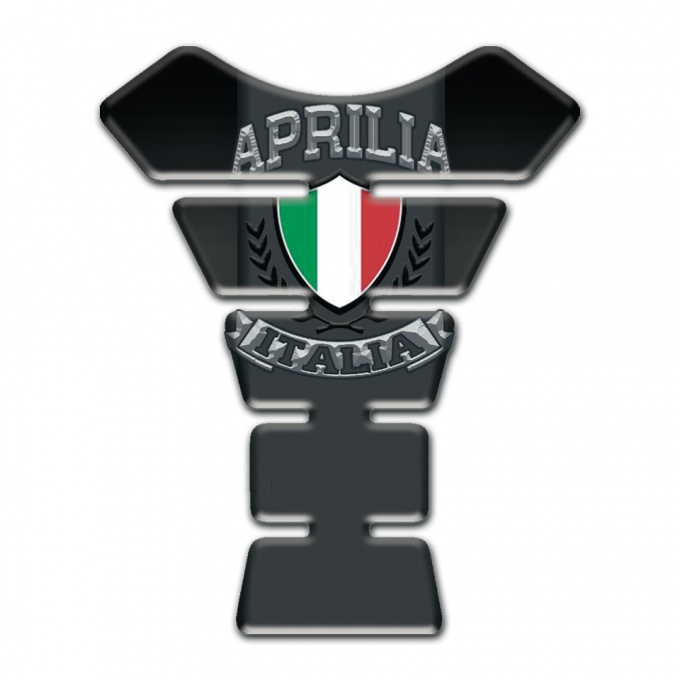 Aprilia Tank Protector Graphite Design Italia Logo 