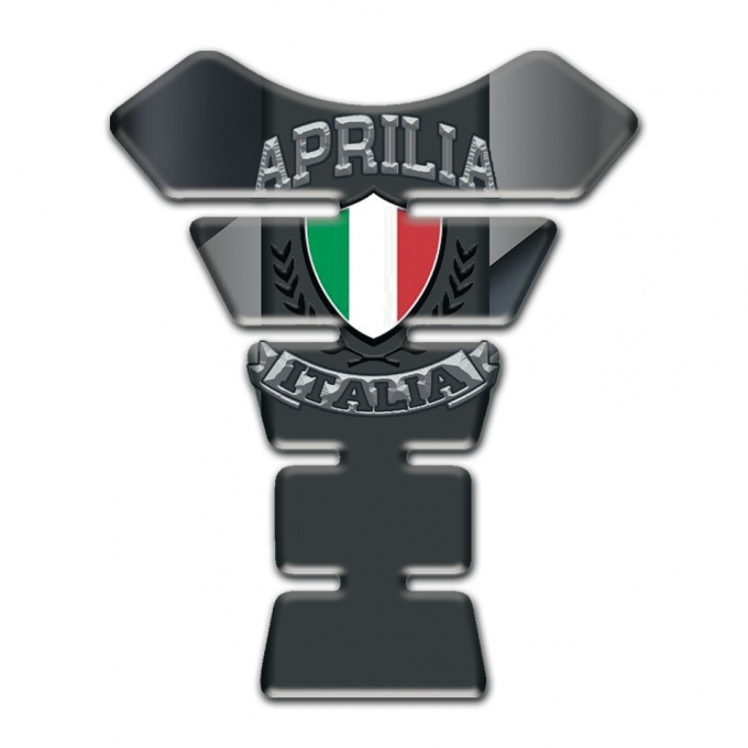 Aprilia Tank Protector Gray Diagonal Band Design 