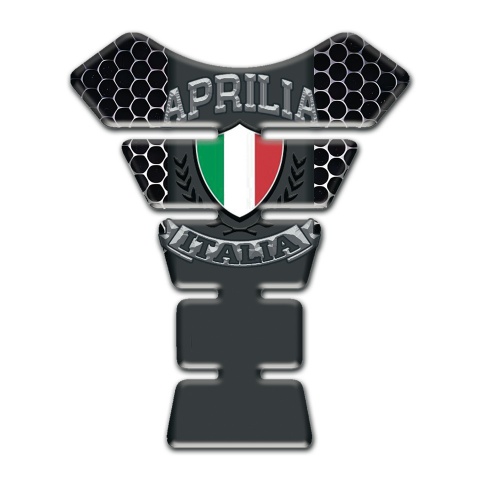 Aprilia Tank Pad Protector Perforated Steel Edition 