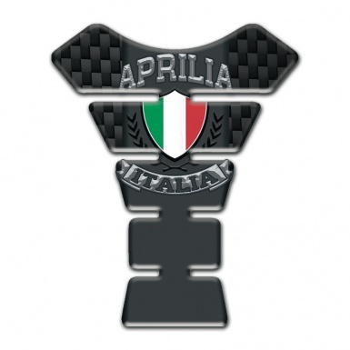 Aprilia Tank Pad Motorbike Black Fibers Edition 
