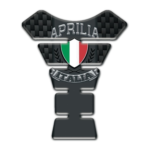 Aprilia Tank Pad Motorbike Black Fibers Edition 