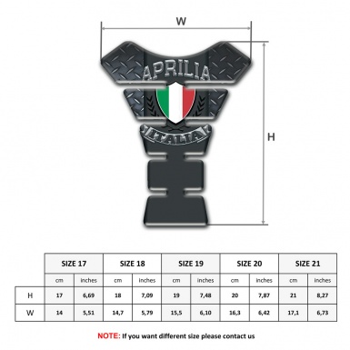 Aprilia Tank Protector Rough Effect Type 