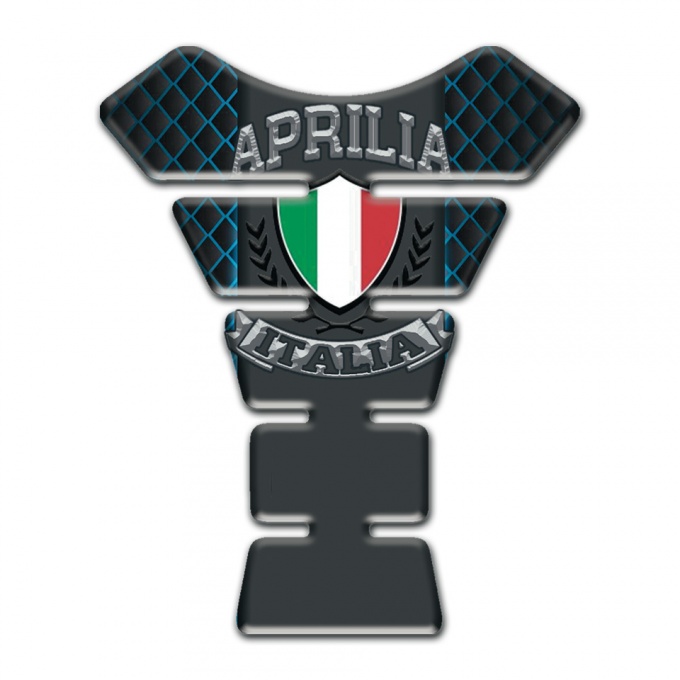 Aprilia Tank Pad Motorbike Neon Mesh Style Italia Logo 