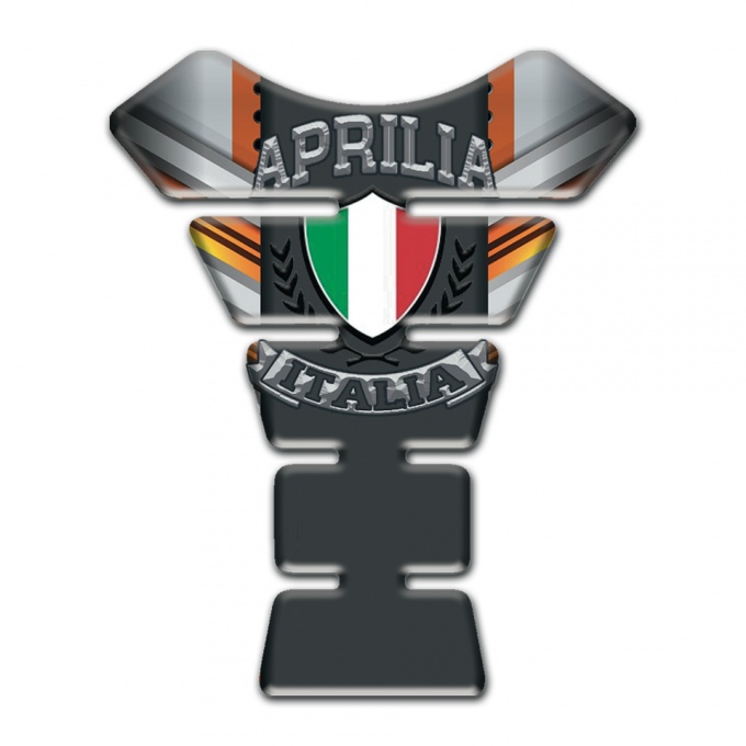 Aprilia Tank Guard Pads Copper Motive Silicone Sticker 