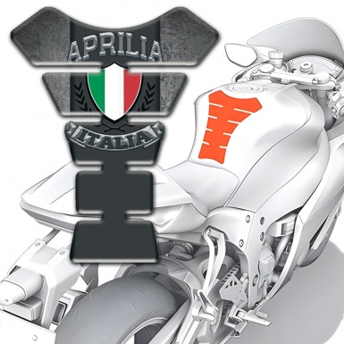 Aprilia Scratched Plate Effect Scratched Plate