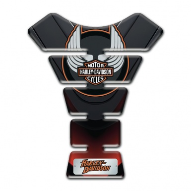Harley Davidson Tank Protector Wings Logo Style Dark Model 