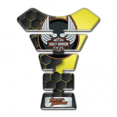 Harley Davidson Tank Pad Protector Stylish Model with Wings Logo 