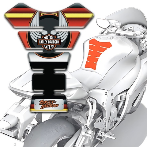 Harley Davidson Tank Fuse Colorful Edition Model 