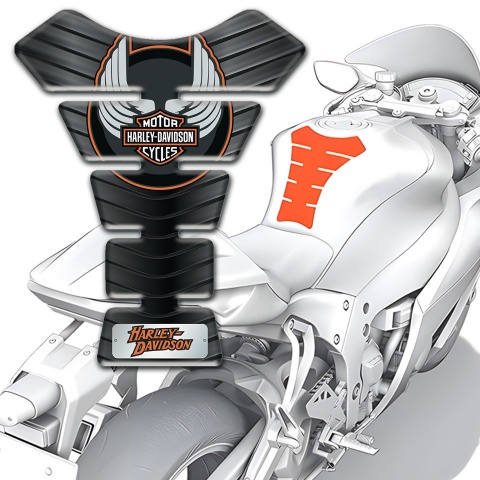 Harley Davidson Tank Pad Protector Rubber Effect edition 