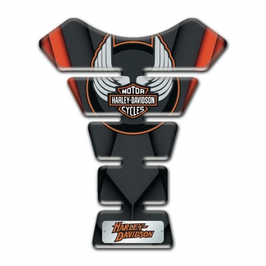 Harley Davidson Tank Pad Motorbike Silicone Sticker 