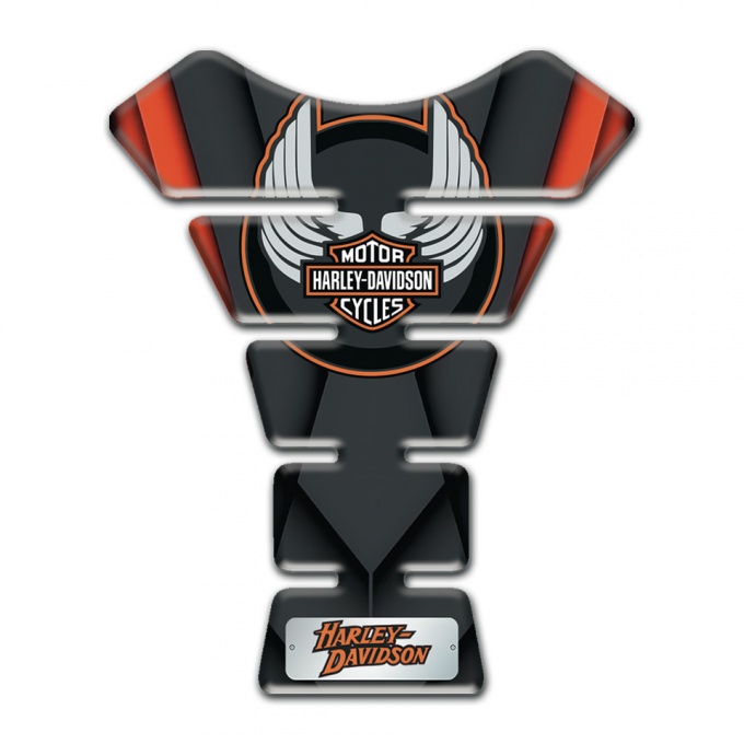 Harley Davidson Tank Pad Motorbike Silicone Sticker 