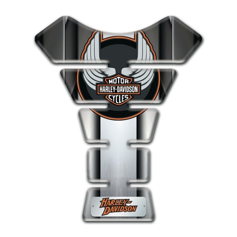 Harley Davidson Tank Protector Metal Center Panel Effect 