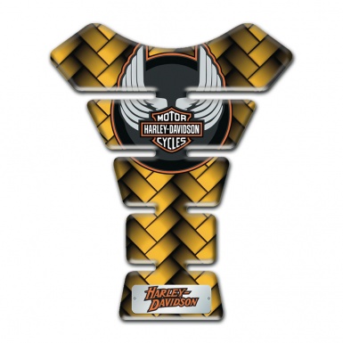 Harley Davidson Tank Protector Yellow Mosaic Edition 