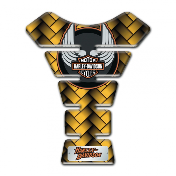 Harley Davidson Tank Protector Yellow Mosaic Edition 