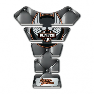 Harley Davidson Tank Pad Protector Gray Leather Effect 