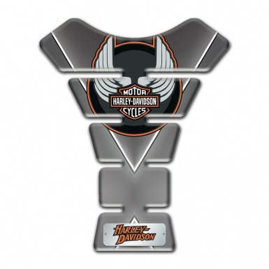 Harley Davidson Tank Pad Protector Gray with White Stripe Model 