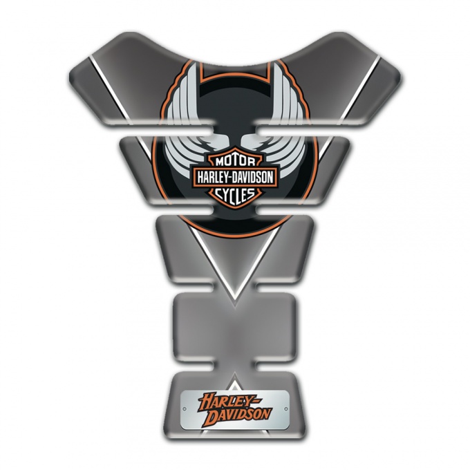 Harley Davidson Tank Pad Protector Gray with White Stripe Model 