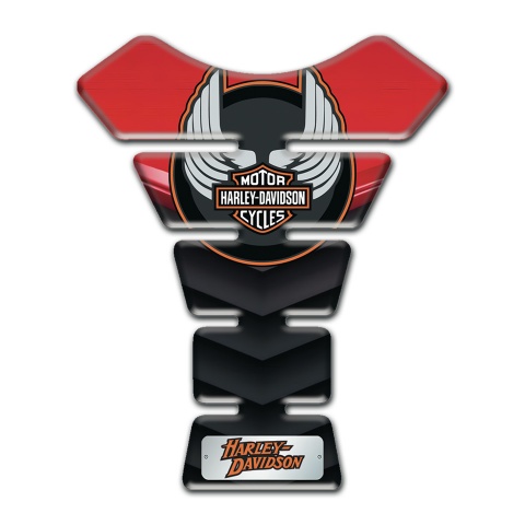 Harley Davidson Tank Protector Red Black Print 