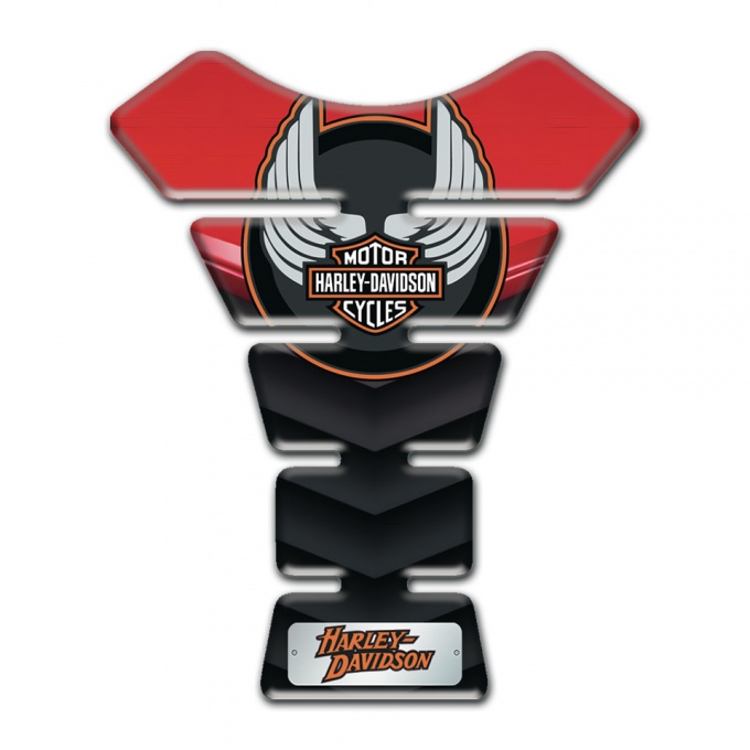 Harley Davidson Tank Protector Red Black Print 