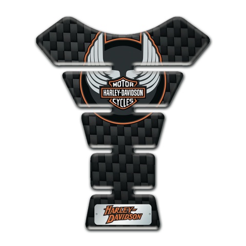 Harley Davidson Tank Guard Pads Black Fibers Edition 