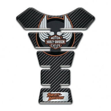 Harley Davidson Tank Pad Protector Black Carbon Edition 