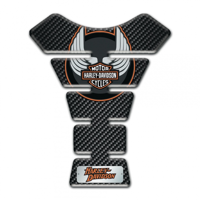 Harley Davidson Tank Pad Protector Black Carbon Edition 