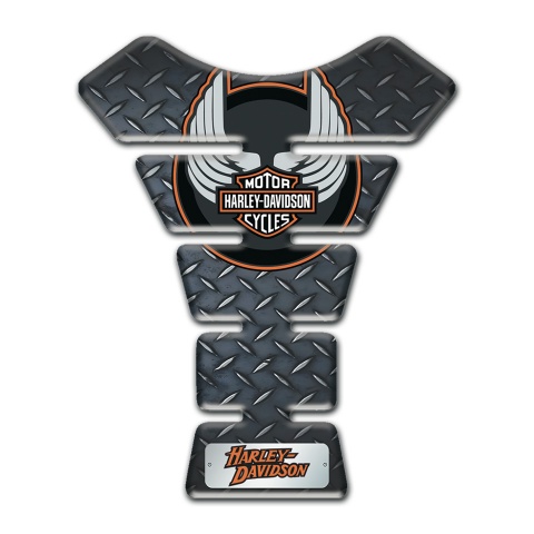 Harley Davidson Tank Fuse Rough Effcet Print 