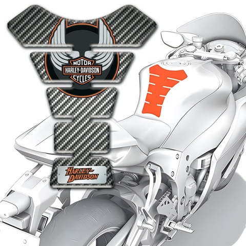 Harley Davidson Tank Protector Classic Carbon Edition 