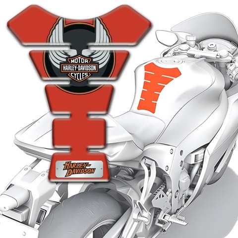 Harley Davidson Tank Fuse Stylish Red Edition 