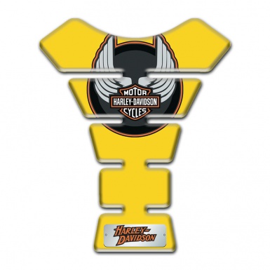 Harley Davidson Tank Pad Motorbike Yellow Edition 