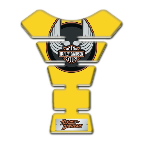 Harley Davidson Tank Pad Motorbike Yellow Edition 