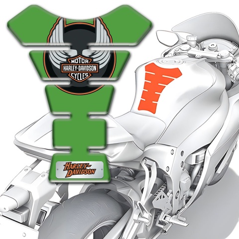 Harley Davidson Tank Protector Green base Edition 