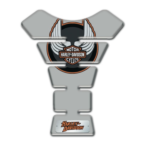Harley Davidson Tank Pad Protector Gray Design 